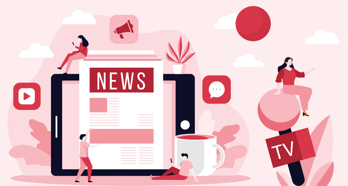 illustration revue de presse