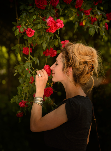 Sentir les roses à Chedigny