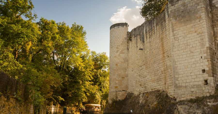 muraille du château de Loches