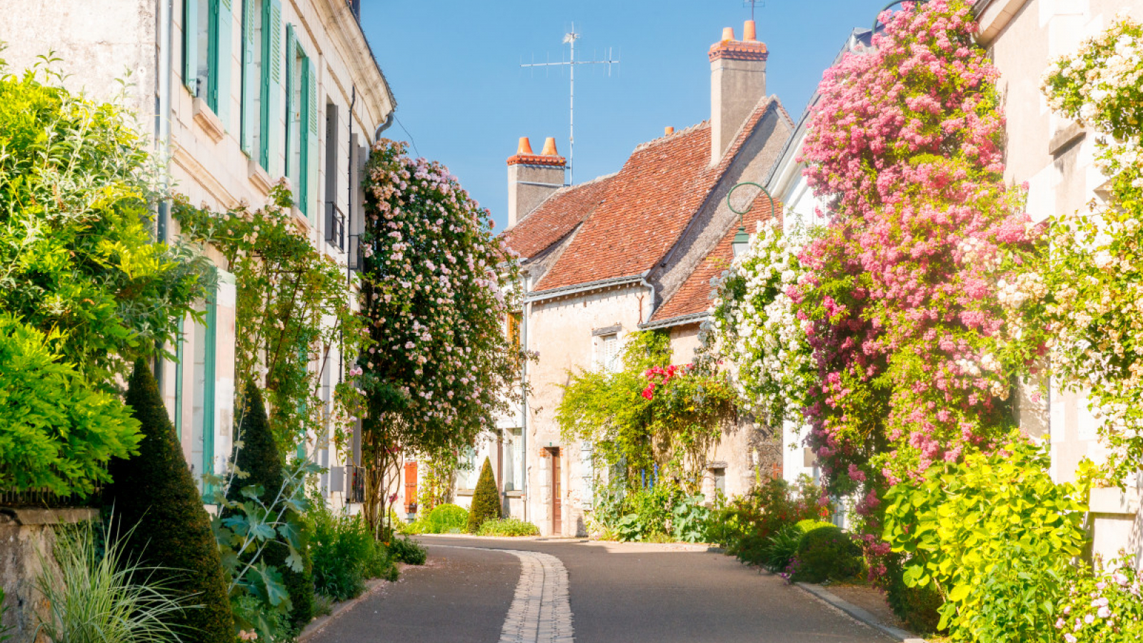 rue fleurie de Chédigny