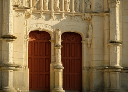 porte eglise Collégiale Montrésor