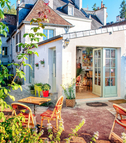 hébergement terrasse LA LITTLE MAISON à Loches