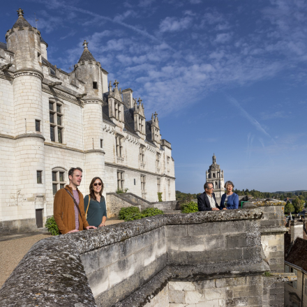 terrasse du logis royal de Loches
