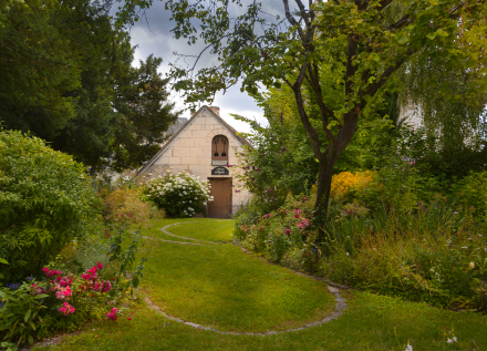 jardin du musée Lansyer à Loches