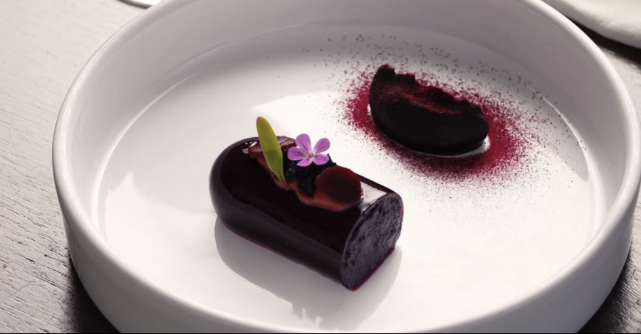 Plat au restaurant Les Roseaux Pensants à Cormery