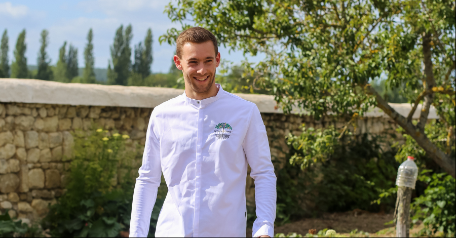 Portrait du Chef Clément Dumont du restaurant Arbore & Sens à Loches