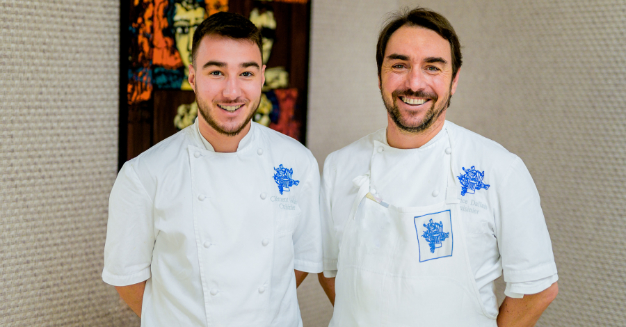 Portrait Chefs Dallais du Restaurant La- Pomenade au Petit-Pressigny