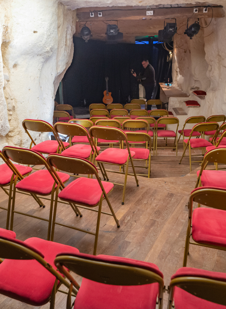 Théâtre troglo du Rossignolet à Loches