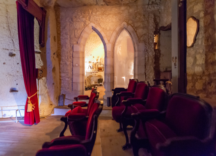 Théâtre troglo du Rossignolet à Loches