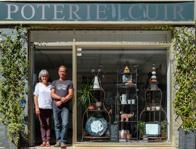 boutique artisanat céramique et cuir