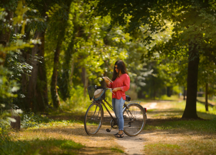 a vélo aux Prairies du Roy à Beaulieu-lès-Loches
