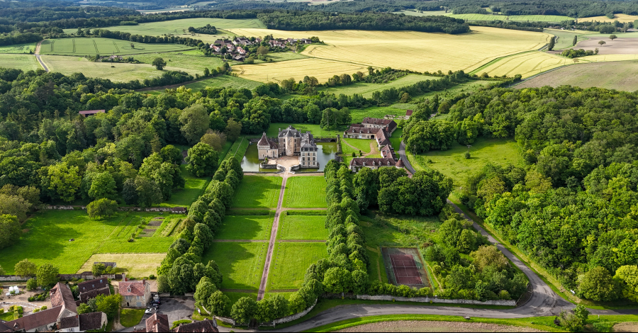 Boussay vue drone