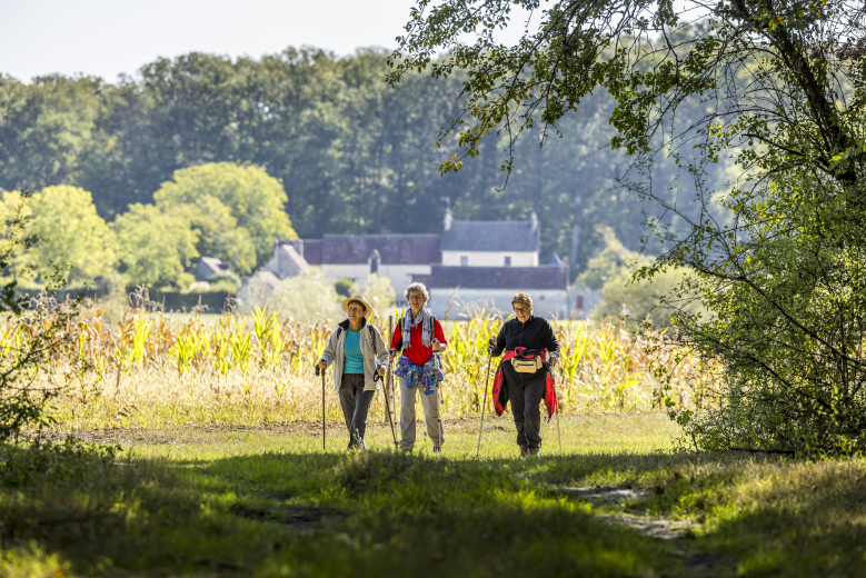 randonnée près du Grand-Pressigny