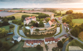 vue aérienne drone du Châtelier à Paulmy