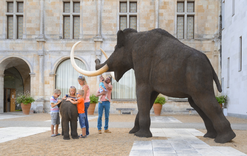 Musée préhistoire Grand-Pressigny mammouth