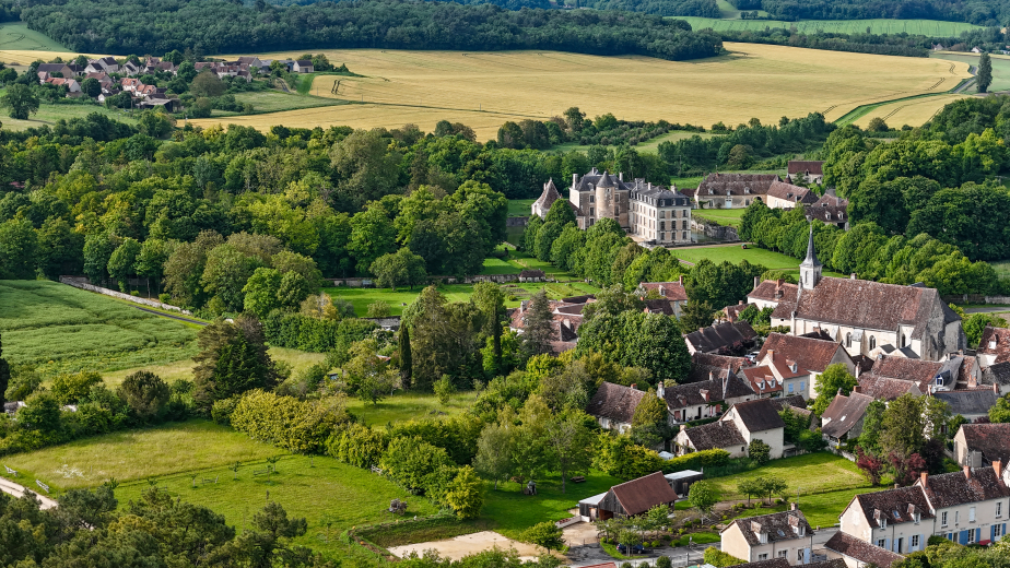 vue aérienne drone de Boussay