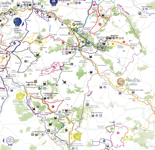 carto vélo touraine