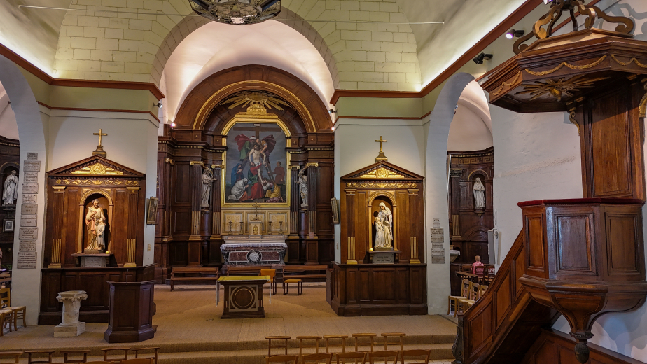 intérieur de léglise Saint-Antoine de Loches