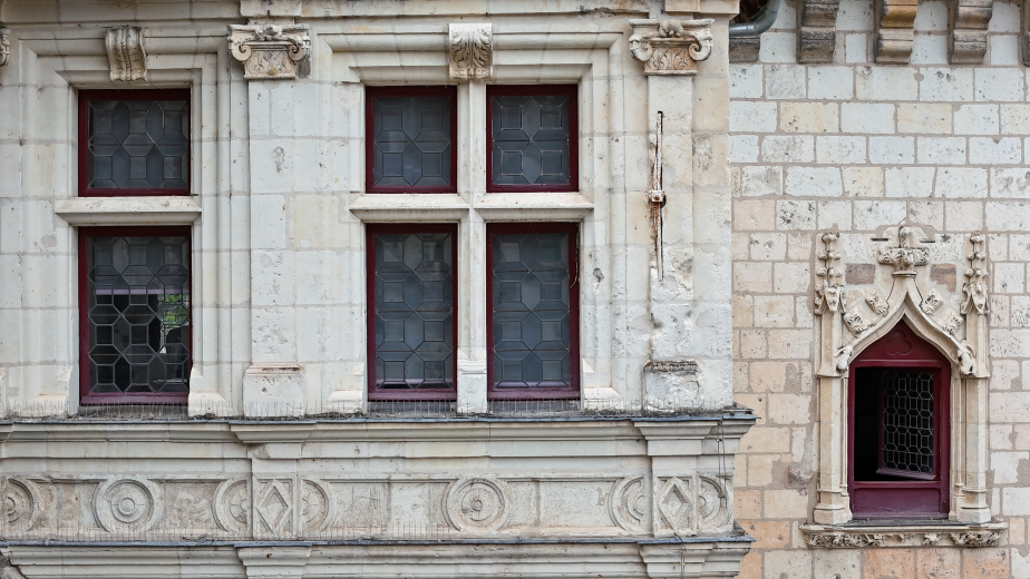 hotel de ville de Loches détail drone