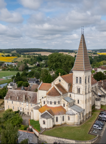 vue aérienne drone de Preuilly-sur-Claise
