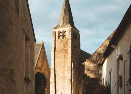 clocher du prieuré du Louroux