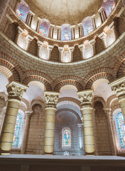 Intérieur abbatiale de Preuilly-sur-Claise