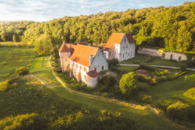 vue aérienne de la corroirie du Liget