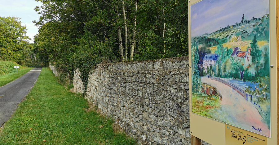 parcours Jean Dufy à Boussay