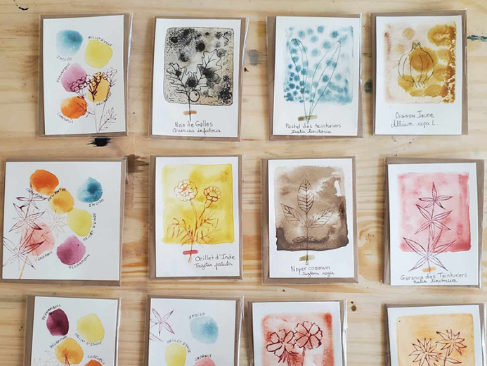 carte postale aquarelle