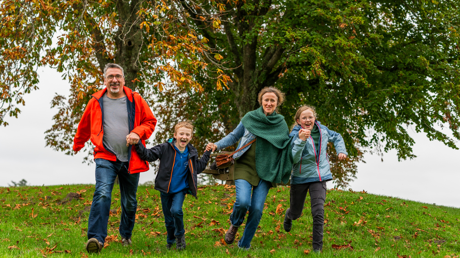 famille au lac du Louroux