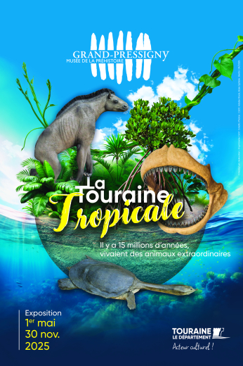 Affiche exposition Touraine Tropicale au Grand-Pressigny