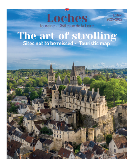 couverture carte incontournable anglais touristic map Loches