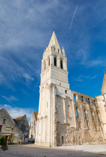 clocher de l'abbatiale de Beaulieu-lès-Loches