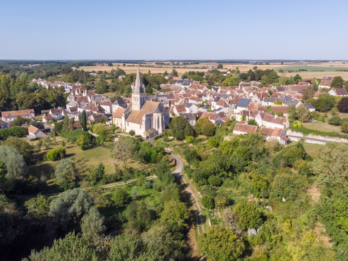 Ferrière Larçon vue du ciel