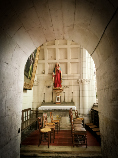chapelle dans la collégiale de Montrésor