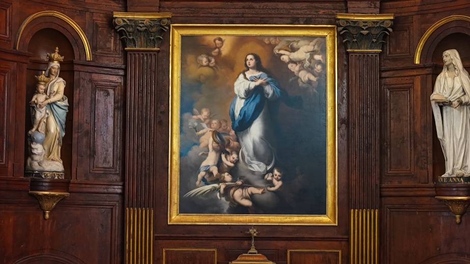 tableaux dans l'église Saint-Antoine de Loches