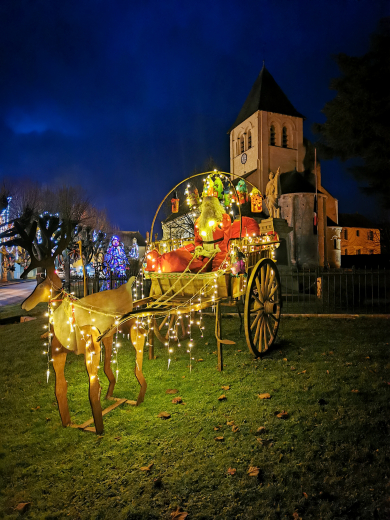 Décorations de Noël à Bossay-sur-Claise