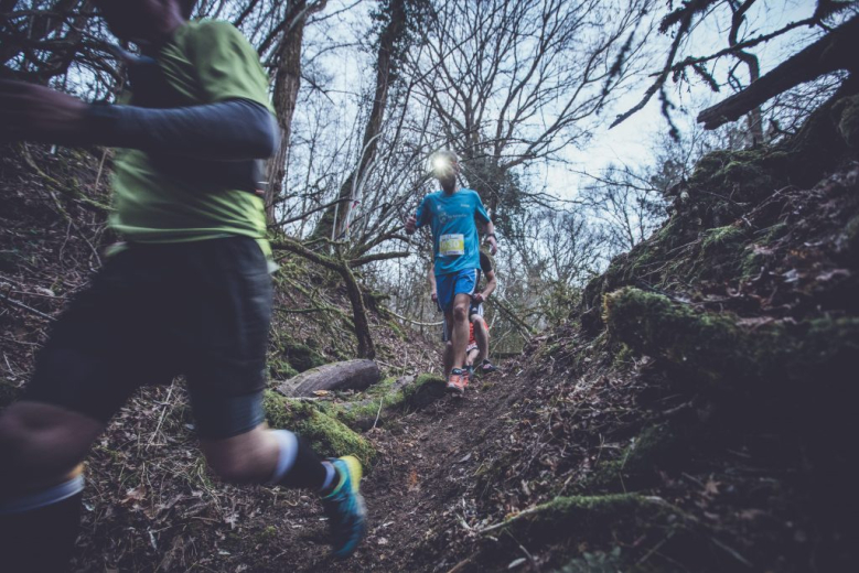 Groupe de coureurs au trail de Chambon en forêt