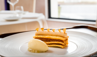 Plat au restaurant La Promenade au Petit-Pressigny