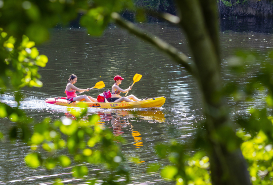 canoë sur la Creuse