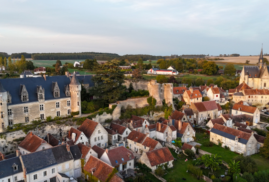 vue aérienne de Montrésor